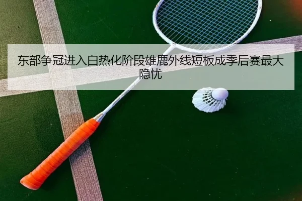 东部争冠进入白热化阶段雄鹿外线短板成季后赛最大隐忧